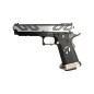 Réplique pistolet  airsoft GBB hx2301 IPSC full silver - AW custom