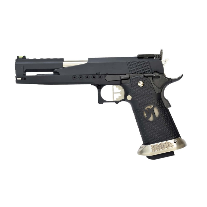 Réplique pistolet  airsoft  GBB HX2202 IPSC SPLIT BLACK - AW CUSTOM