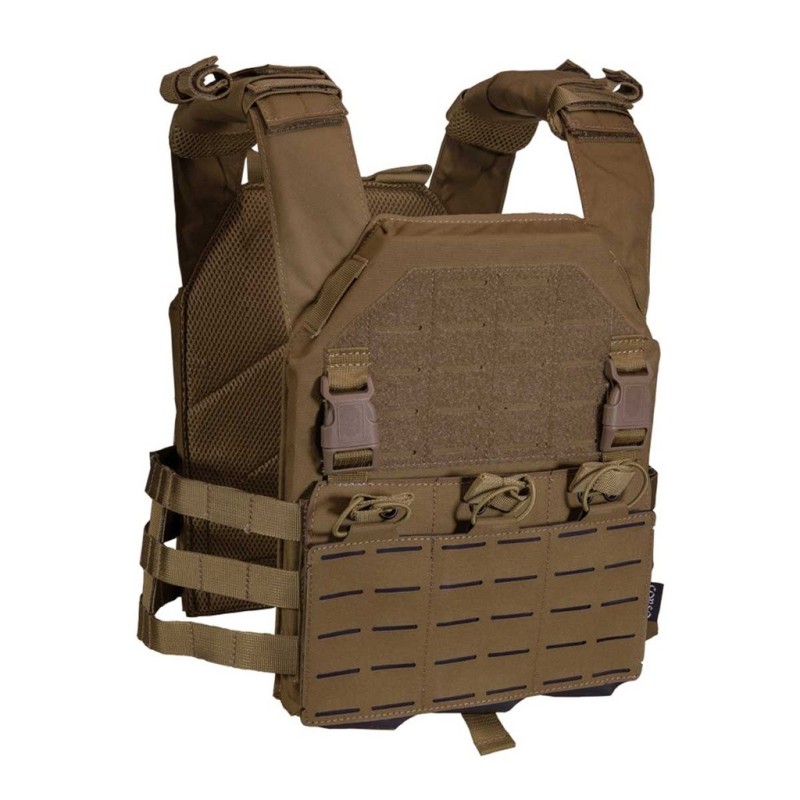 Gilet porte-plaques Drake MK3 coyote - Corso Tactical