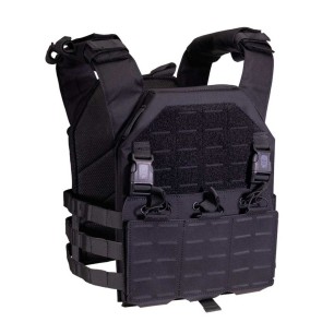 Gilet porte-plaques Drake MK3 noir - Corso Tactical