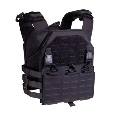 Gilet porte-plaques Drake MK3 noir - Corso Tactical
