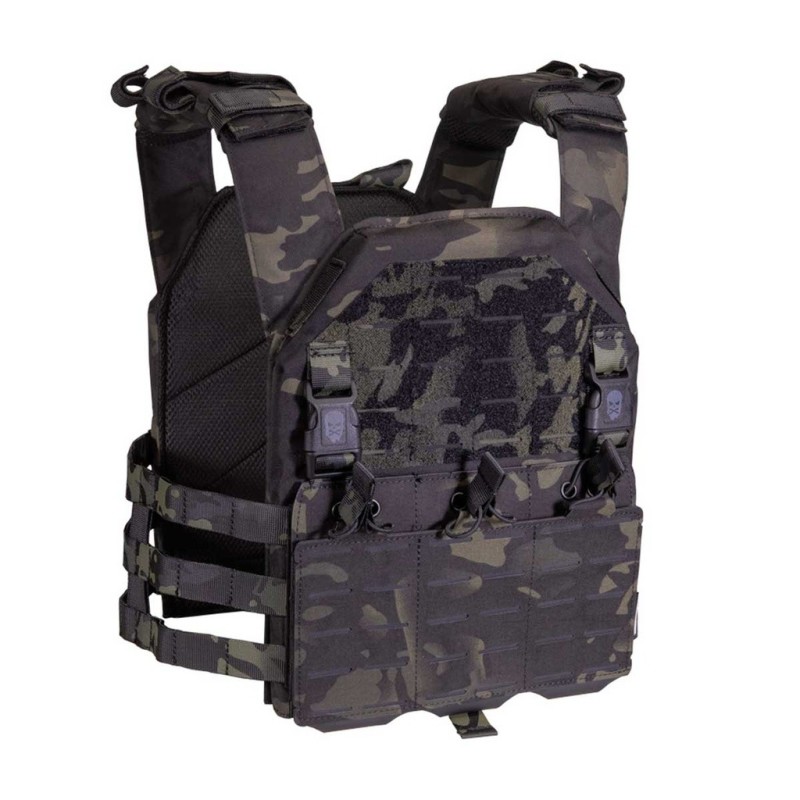 Gilet porte-plaques Drake MK3 Multicam Noir - Corso Tactical