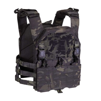 Gilet porte-plaques Drake MK3 Multicam Noir - Corso Tactical