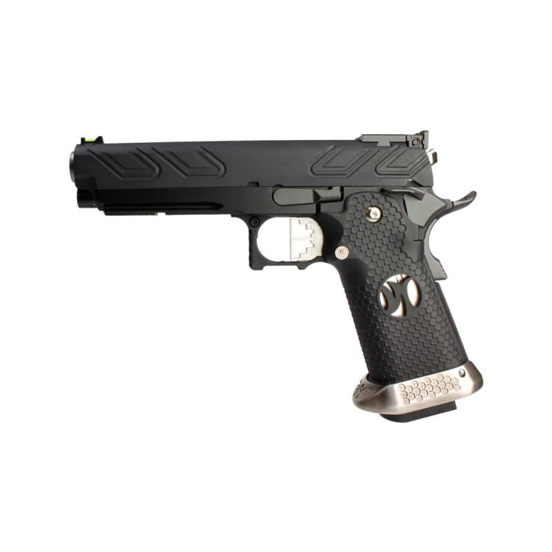 Réplique pistolet  airsoft GBB hx2302 IPSC full black - AW custom