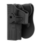 Holster rigide Quick Release pour pistolet type Glock 17 Gaucher