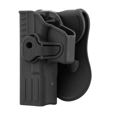 Holster rigide Quick Release pour pistolet type Glock 17 Gaucher
