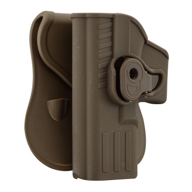 Holster rigide Quick Release pour pistolet type Glock 17 Gaucher