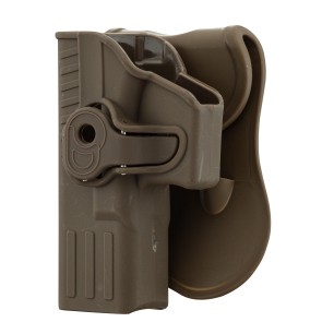 Holster rigide Quick Release pour pistolet type Glock 17 Gaucher