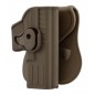 Holster rigide Quick Release pour pistolet type Glock 17 Droitier