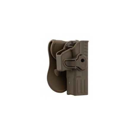 Holster rigide Quick Release pour pistolet type Glock 17 Droitier