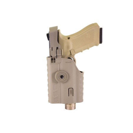 Holster rigide G17 réplique et lampe