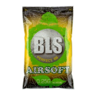 Billes 6mm Airsoft BIO Blanches 0.28g – BLS – Sac de 1 kg
