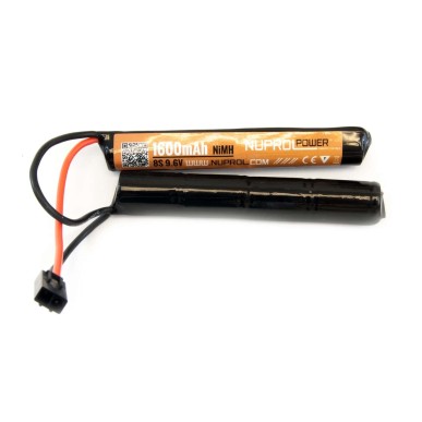 Batterie NiMh 2 éléments 9,6v/1600 mAh