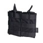 Poche porte-chargeurs double M4 Dagger MOLLE - noir