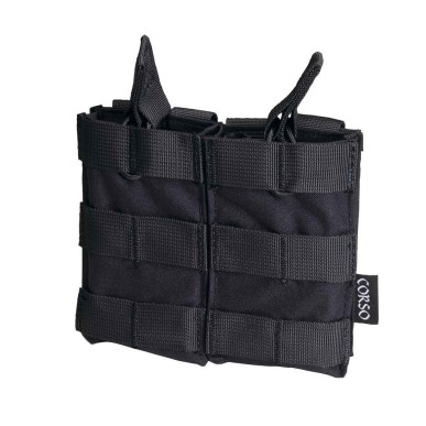 Poche porte-chargeurs double M4 Dagger MOLLE - noir