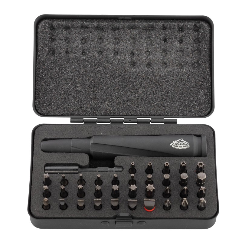 GUN POWER TOOL Set Tournevis 37 pcs .50 Caliber
