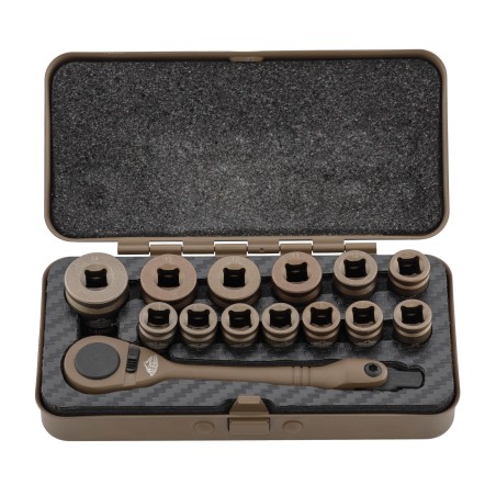 GUN POWER TOOL Kit Douilles Shell 14 pcs Cerakote