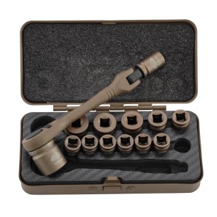 GUN POWER TOOL Kit Douilles Shell 14 pcs Cerakote