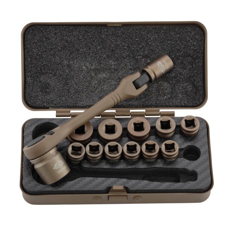 GUN POWER TOOL Kit Douilles Shell 14 pcs Cerakote