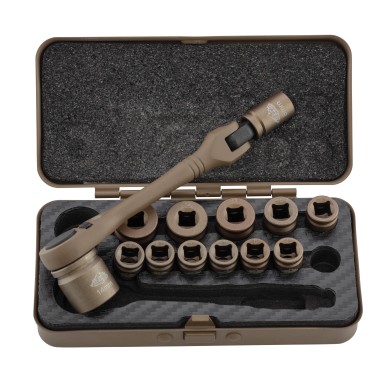 GUN POWER TOOL Kit Douilles Shell 14 pcs Cerakote