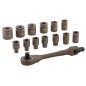 GUN POWER TOOL Kit Douilles Shell 14 pcs Cerakote