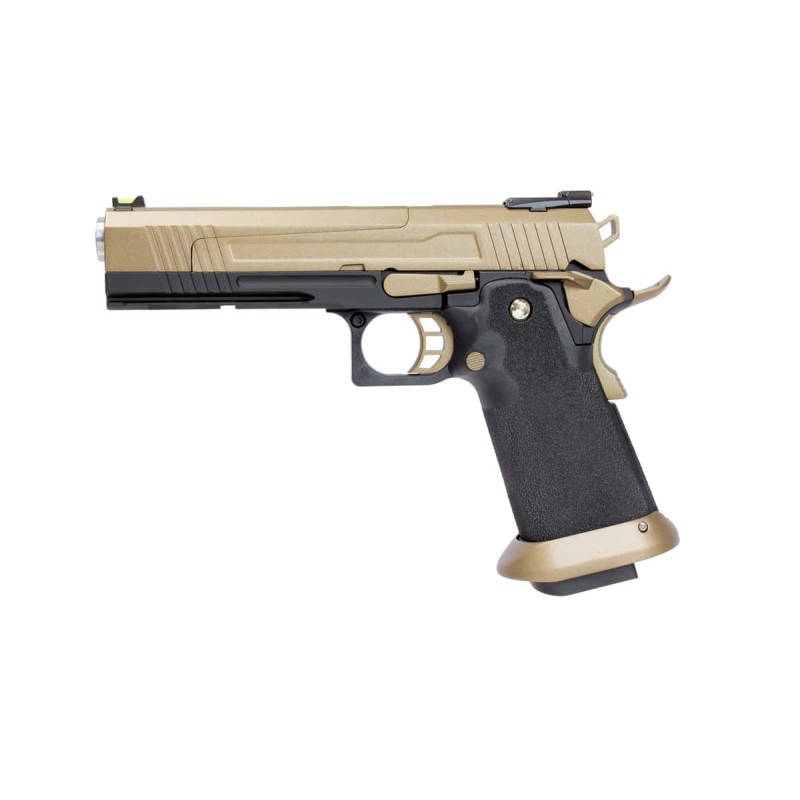 Réplique pistolet  airsoft GBB HX1003 split tan - AW custom