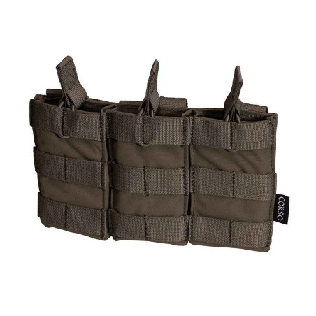 Poche porte-chargeurs triple M4 Dagger MOLLE - Corso Tactical Ranger Green