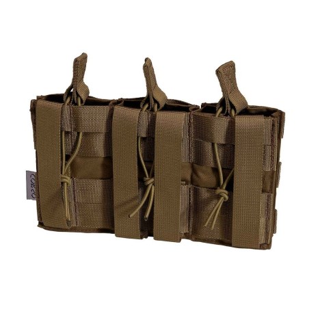Poche porte-chargeurs triple M4 Dagger MOLLE - Corso Tactical Tan