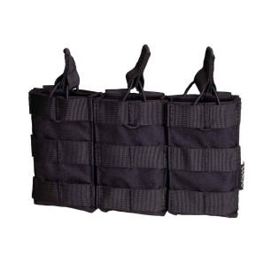 Poche porte-chargeurs triple M4 Dagger MOLLE - Corso Tactical Noir