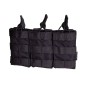 Poche porte-chargeurs triple M4 Dagger MOLLE - Corso Tactical Noir