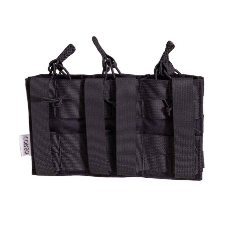 Poche porte-chargeurs triple M4 Dagger MOLLE - Corso Tactical Noir