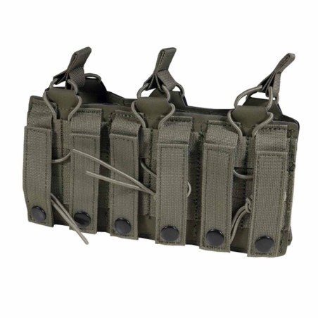 Poche porte-chargeurs triple M4 Dagger MK1 Laser - Corso Tactical Ranger Green