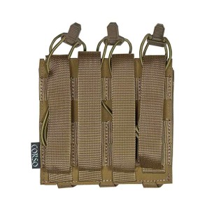 Poche porte-chargeurs triple MP5/MP7 Dagger Laser - Corso Tactical Tan