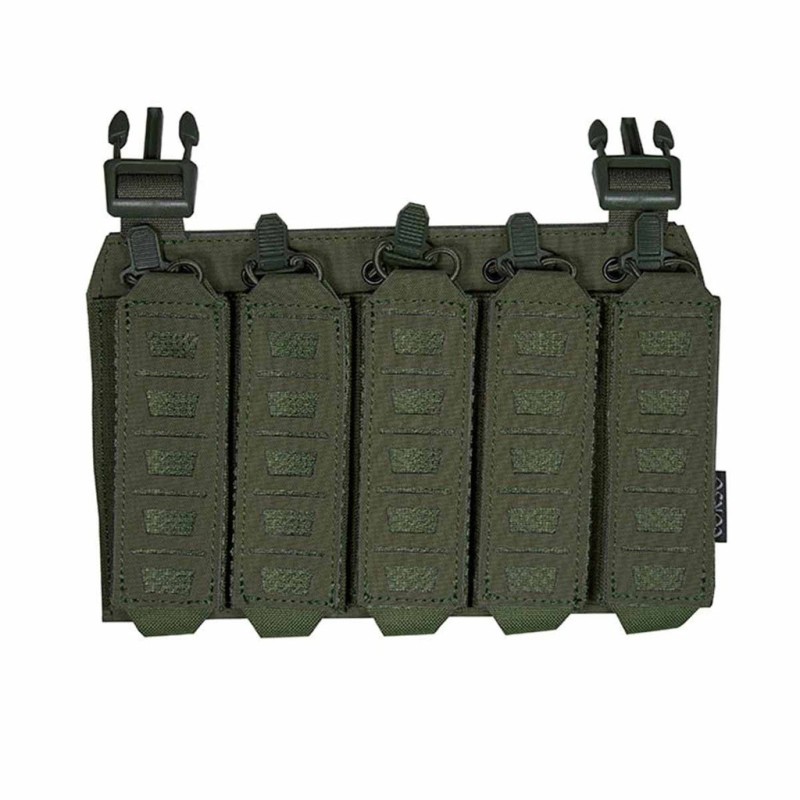 Porte chargeur frontal MP5 / MP7 MOLLE pour gilet tactique Ranger Green