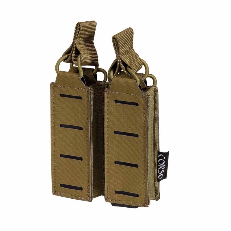 Poche porte-chargeurs double pour pistolet Dagger MK1 Laser - Corso Tactical Tan