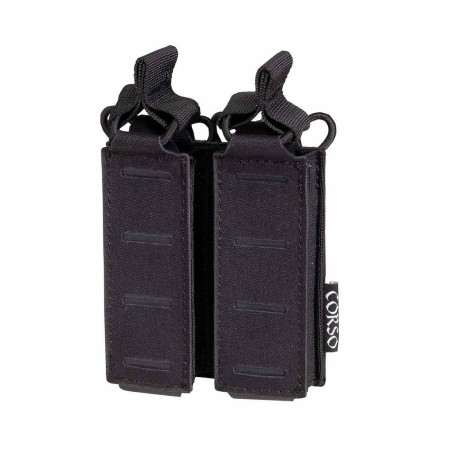 Poche porte-chargeurs double pour pistolet Dagger MK1 Laser - Corso Tactical Noir